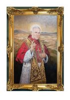 Św. Jan Paweł II-wym.80-45cm.olej, płótno